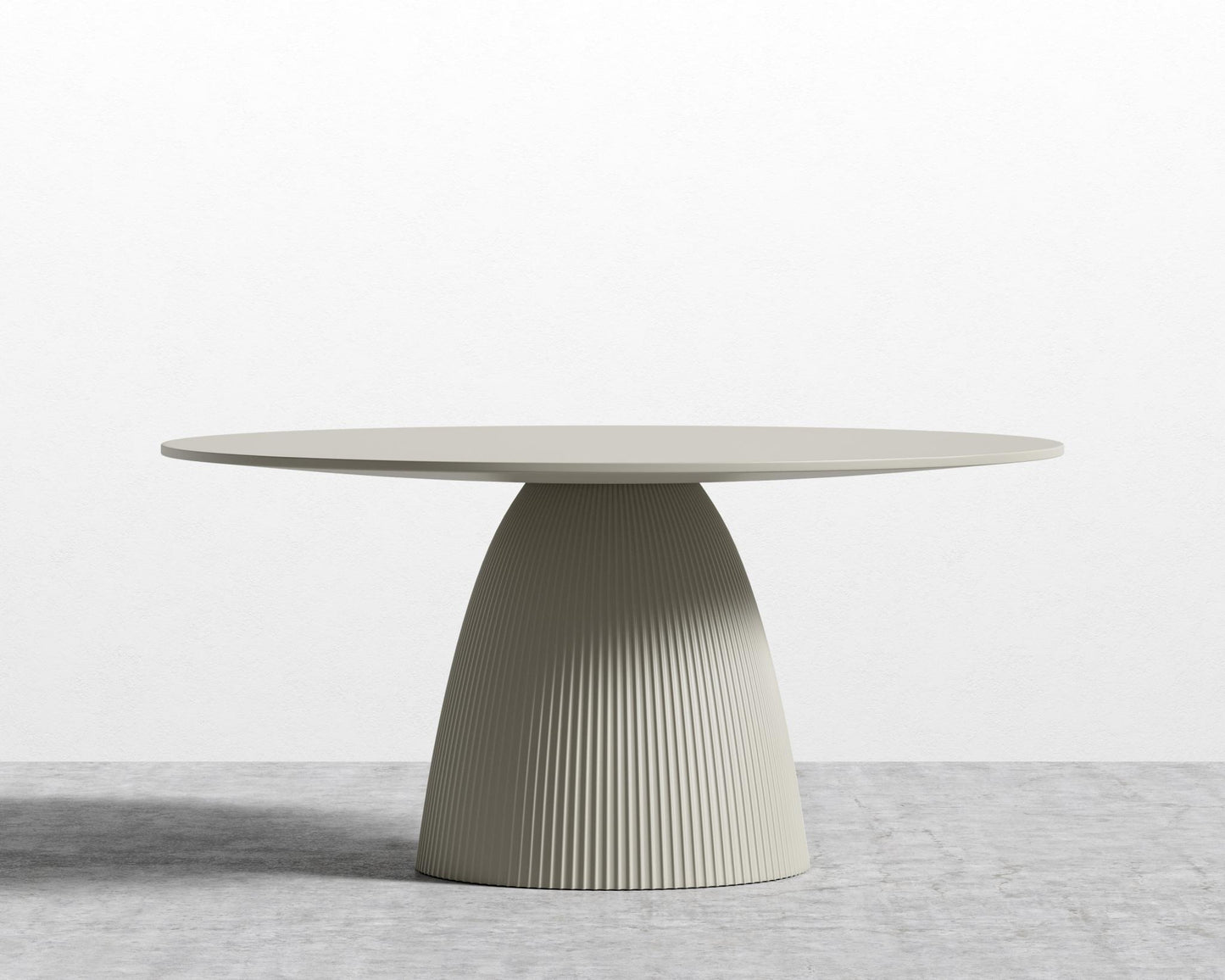 Gallus Dining Table - Alabaster Concrete, 48" | 122cm