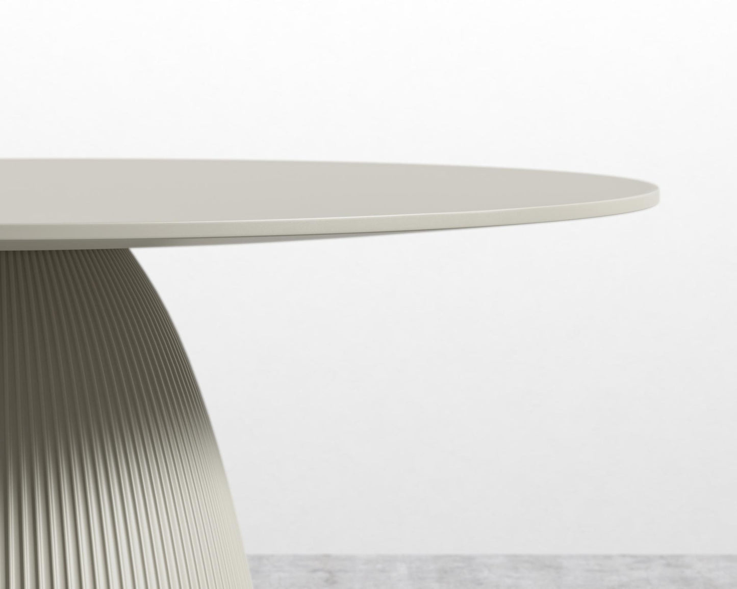 Gallus Dining Table - Alabaster Concrete, 48" | 122cm