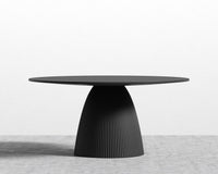 Gallus Dining Table - Black Concrete, 48" | 122cm