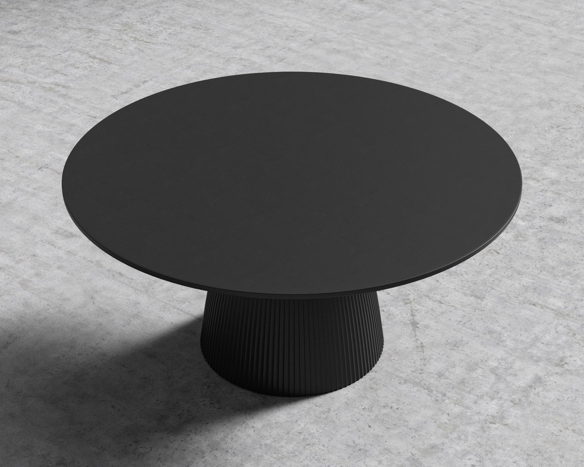 Gallus Dining Table - Black Concrete, 48" | 122cm