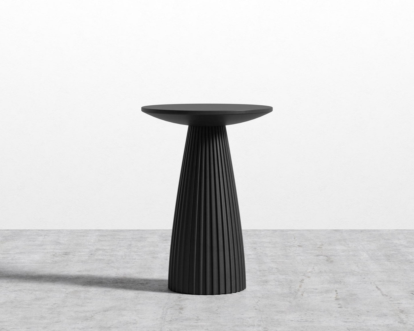 Gallus Side Table - Black Concrete