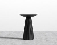 Gallus Side Table - Black Concrete