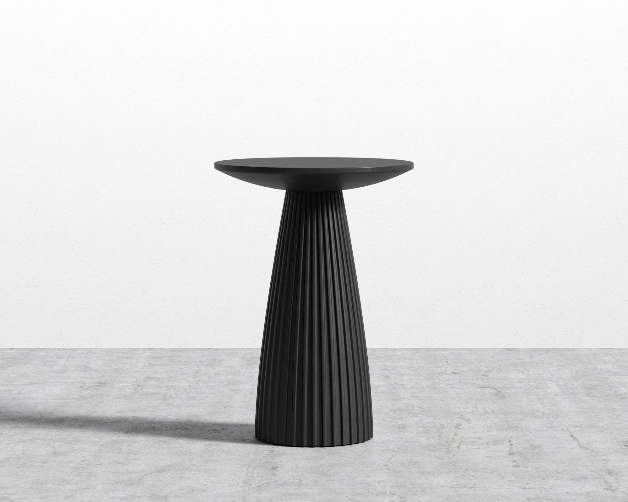 Gallus Side Table - Black Concrete