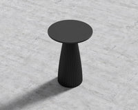 Gallus Side Table - Black Concrete