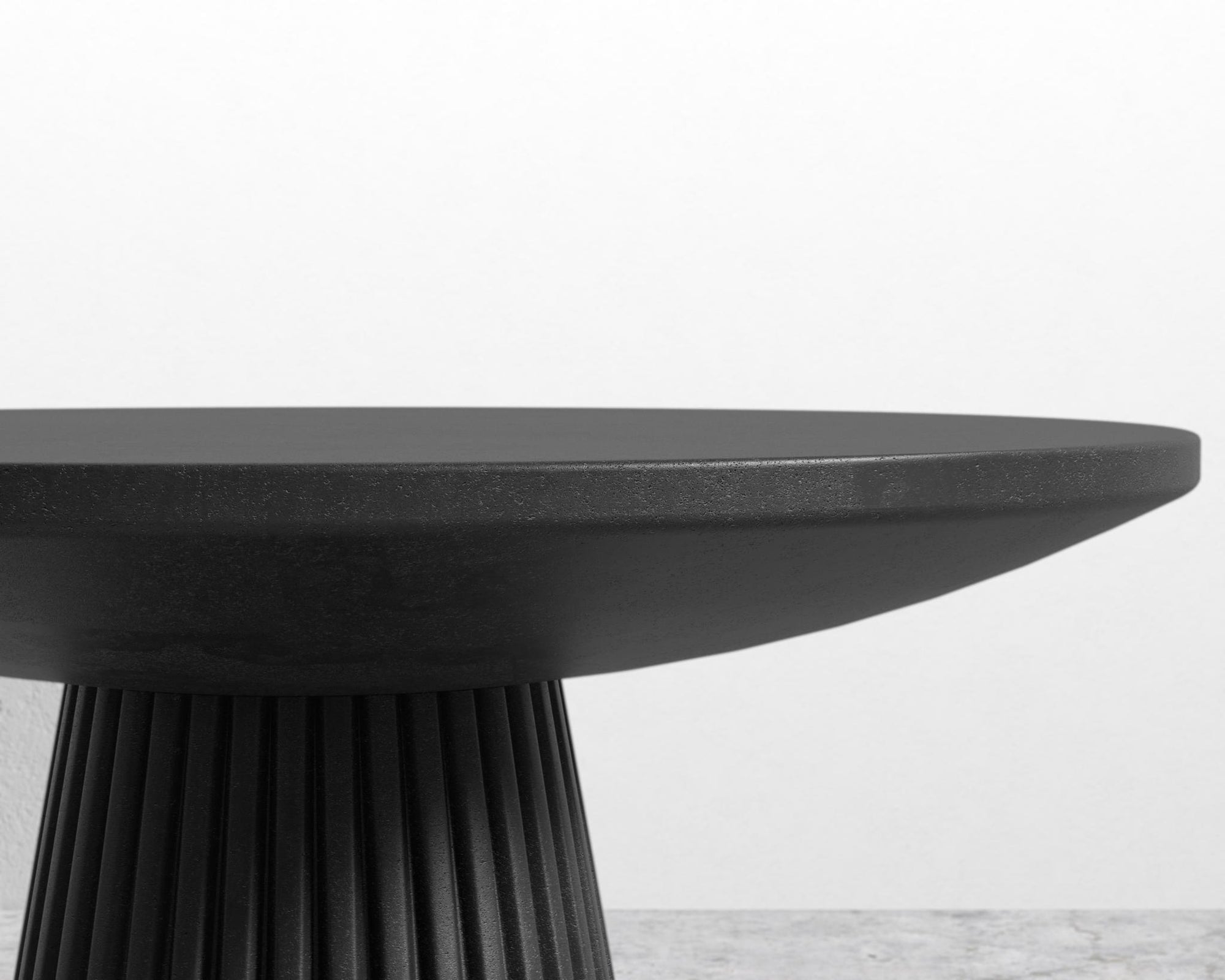 Gallus Side Table - Black Concrete