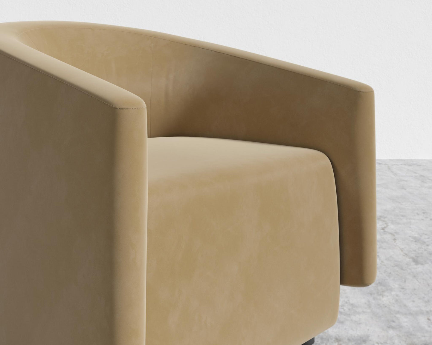 Hadrian Armchair - Plush Velvet - Dune