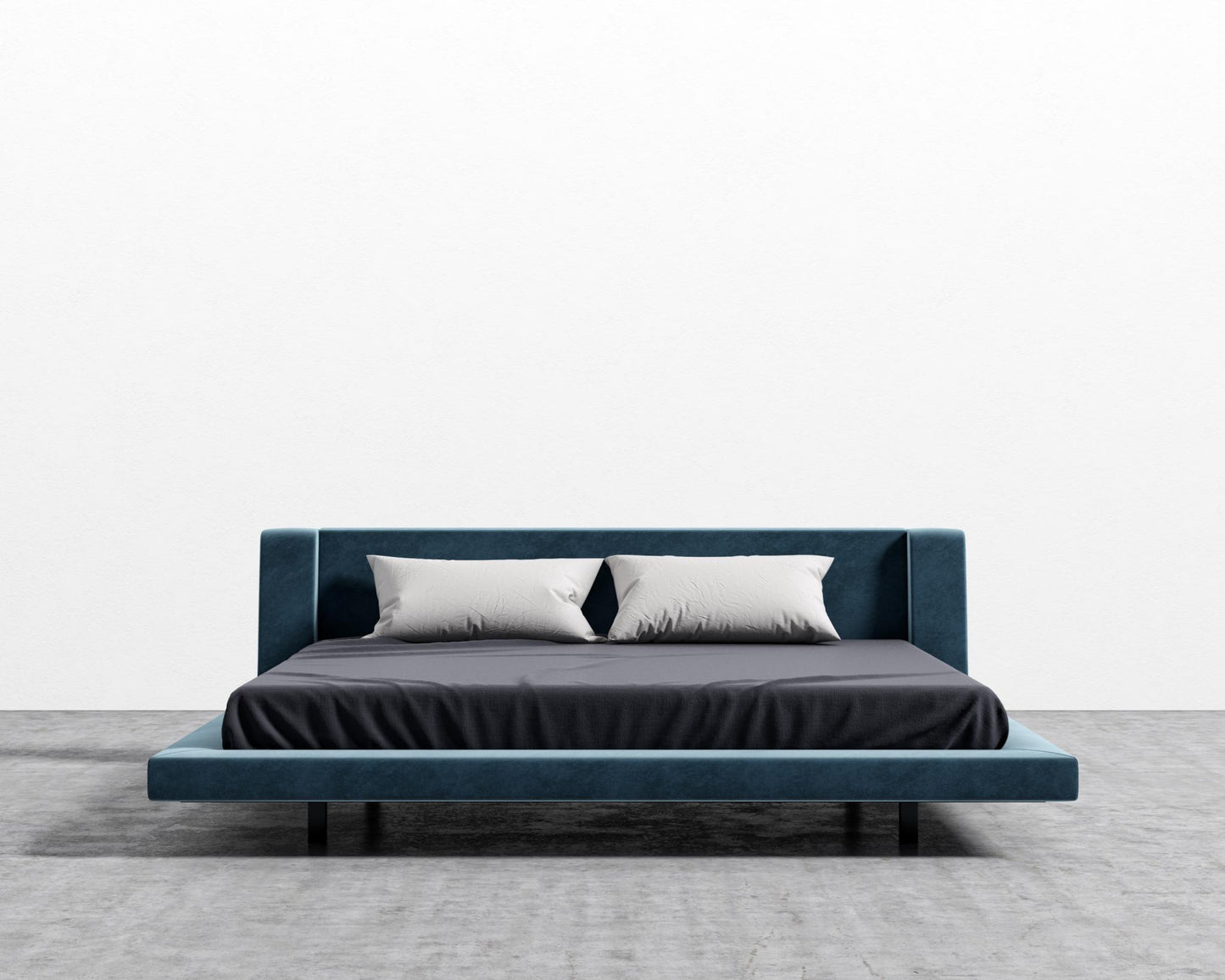 Harper Bed - King, Vintage Velvet - Solstice