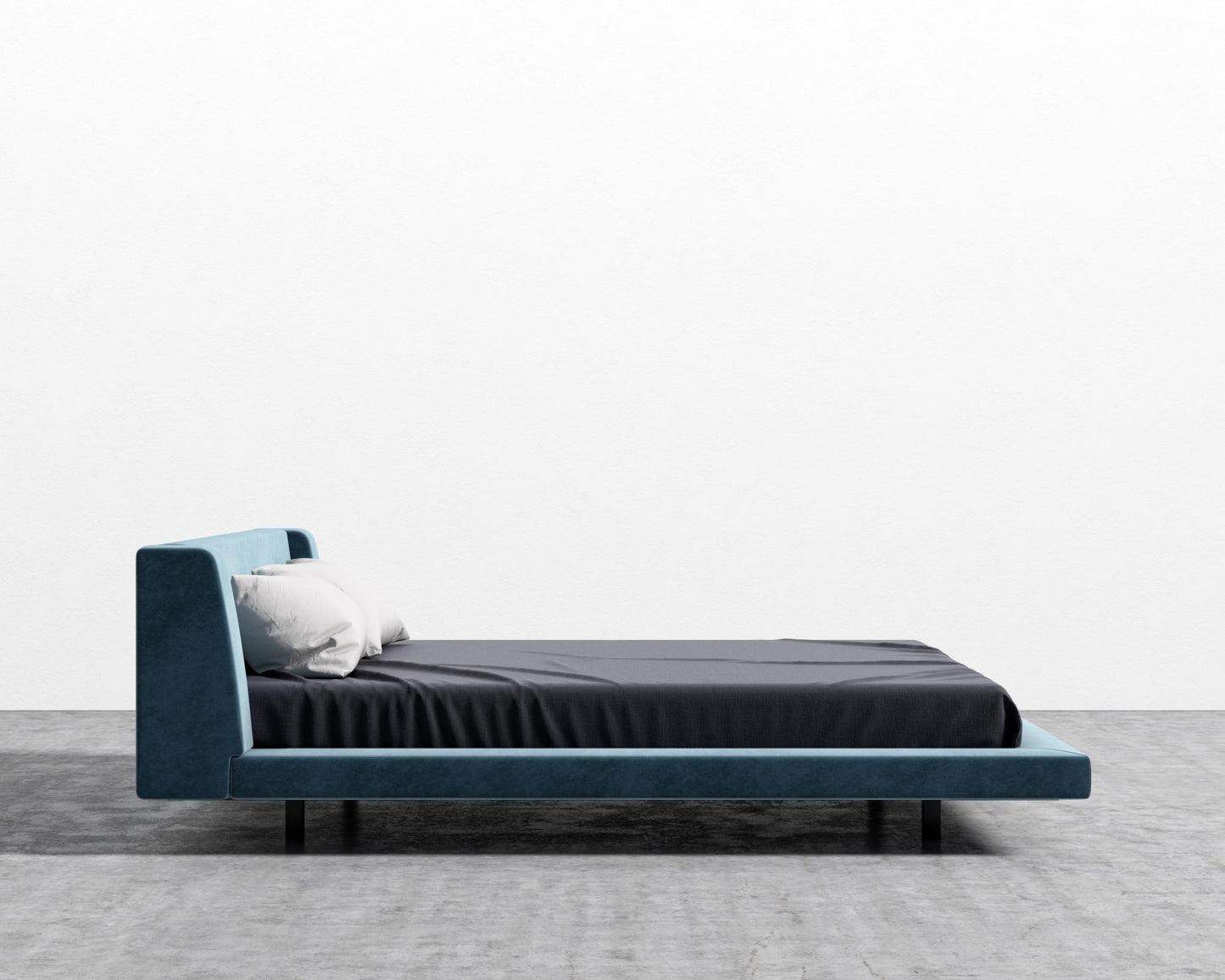 Harper Bed - King, Vintage Velvet - Solstice