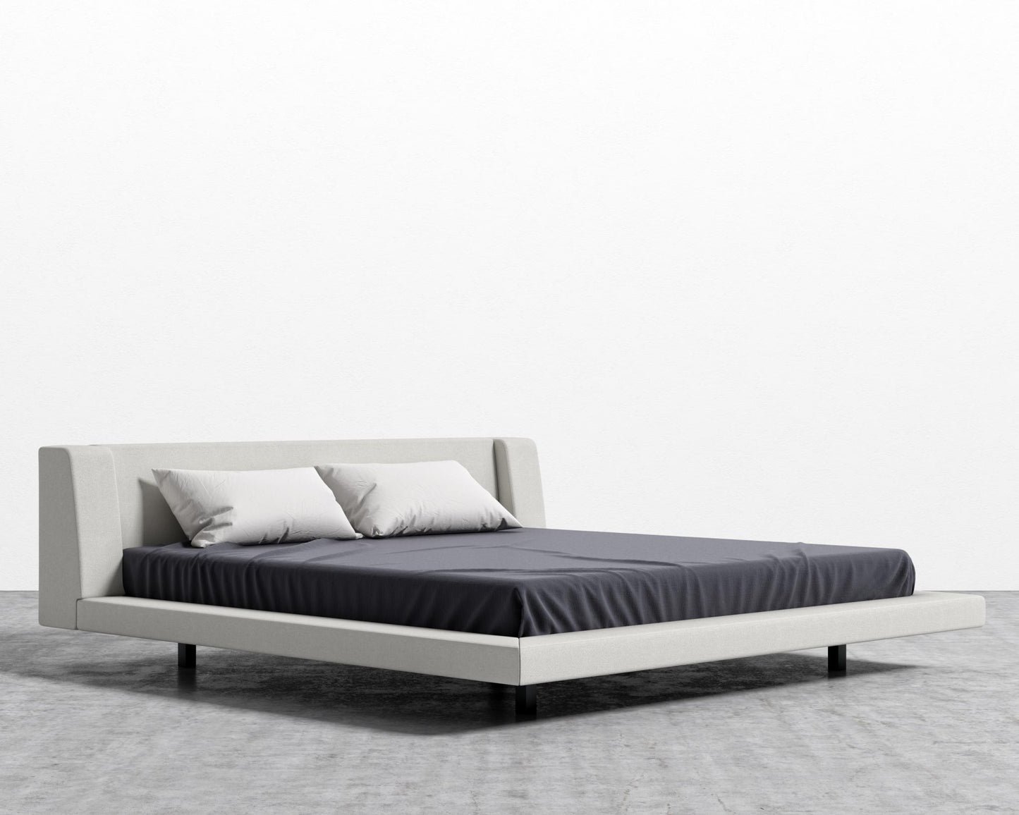 Harper Bed - King, Modern Felt - Alesund