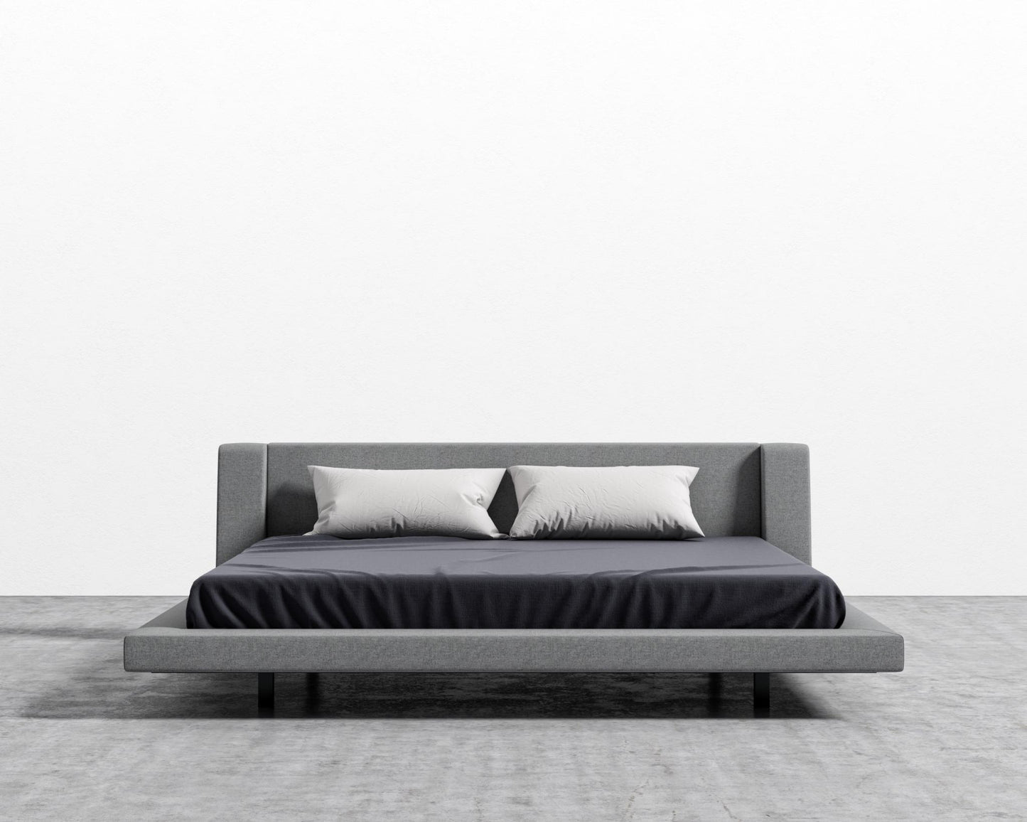 Harper Bed - Cal King, Modern Felt - Stockholm