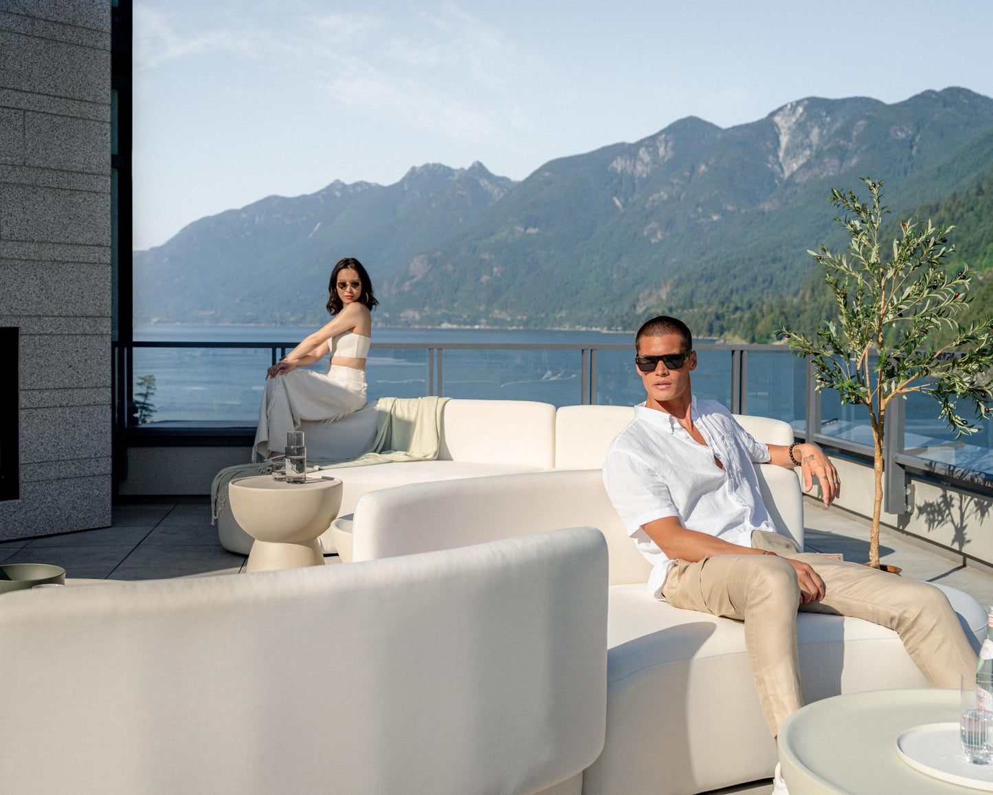 Tano Outdoor Curved Modular Sofa