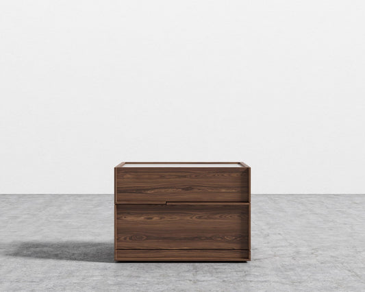 Hunter Nightstand - Walnut Veneer