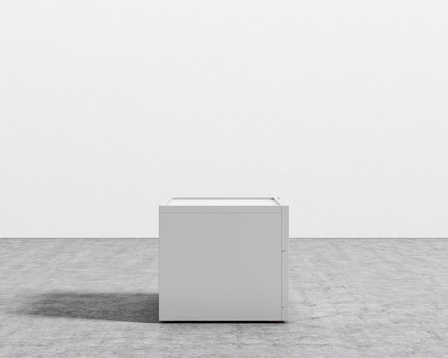 Hunter Nightstand - Glossy White Lacquer