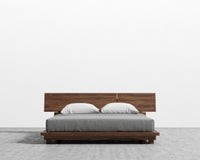 Hunter Bed - Queen, Walnut Veneer