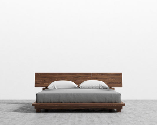 Hunter Bed - Queen, Walnut Veneer