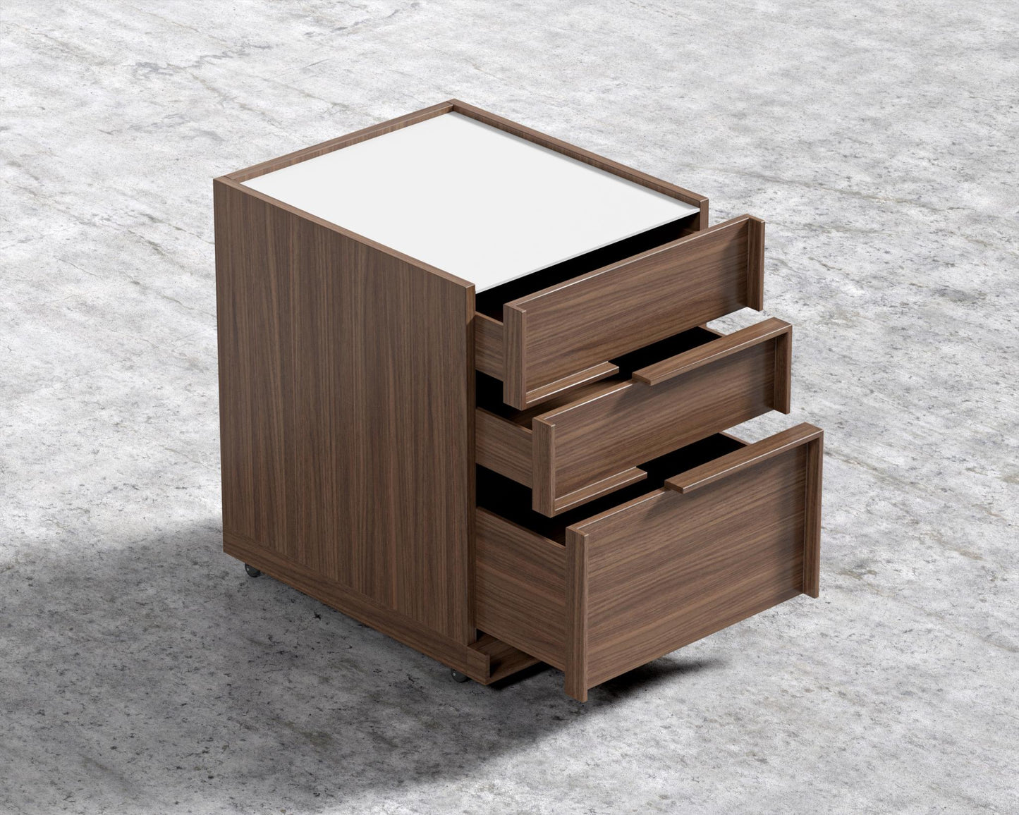 Hunter Storage Unit - Walnut Veneer