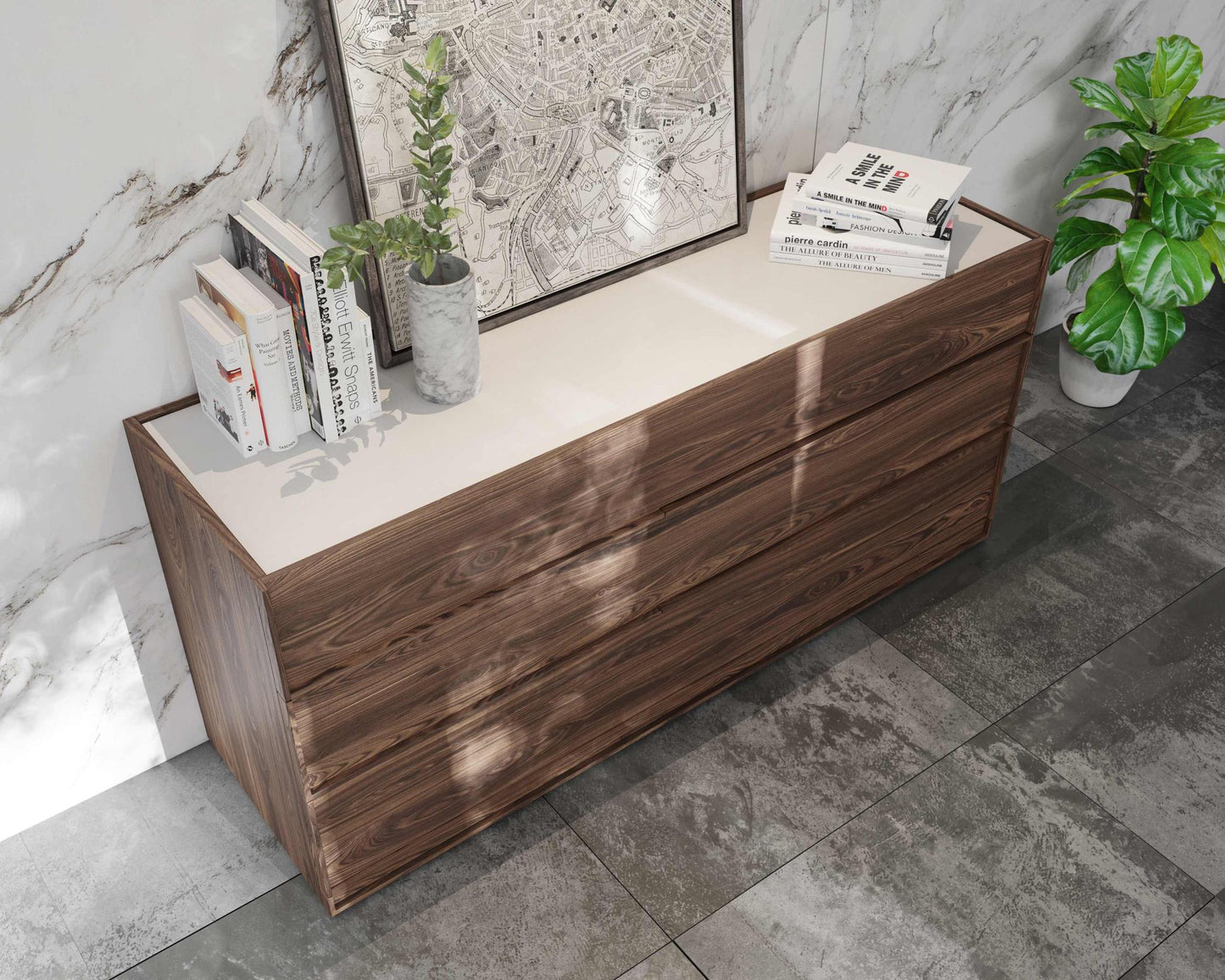 Hunter Wide Dresser - Staged