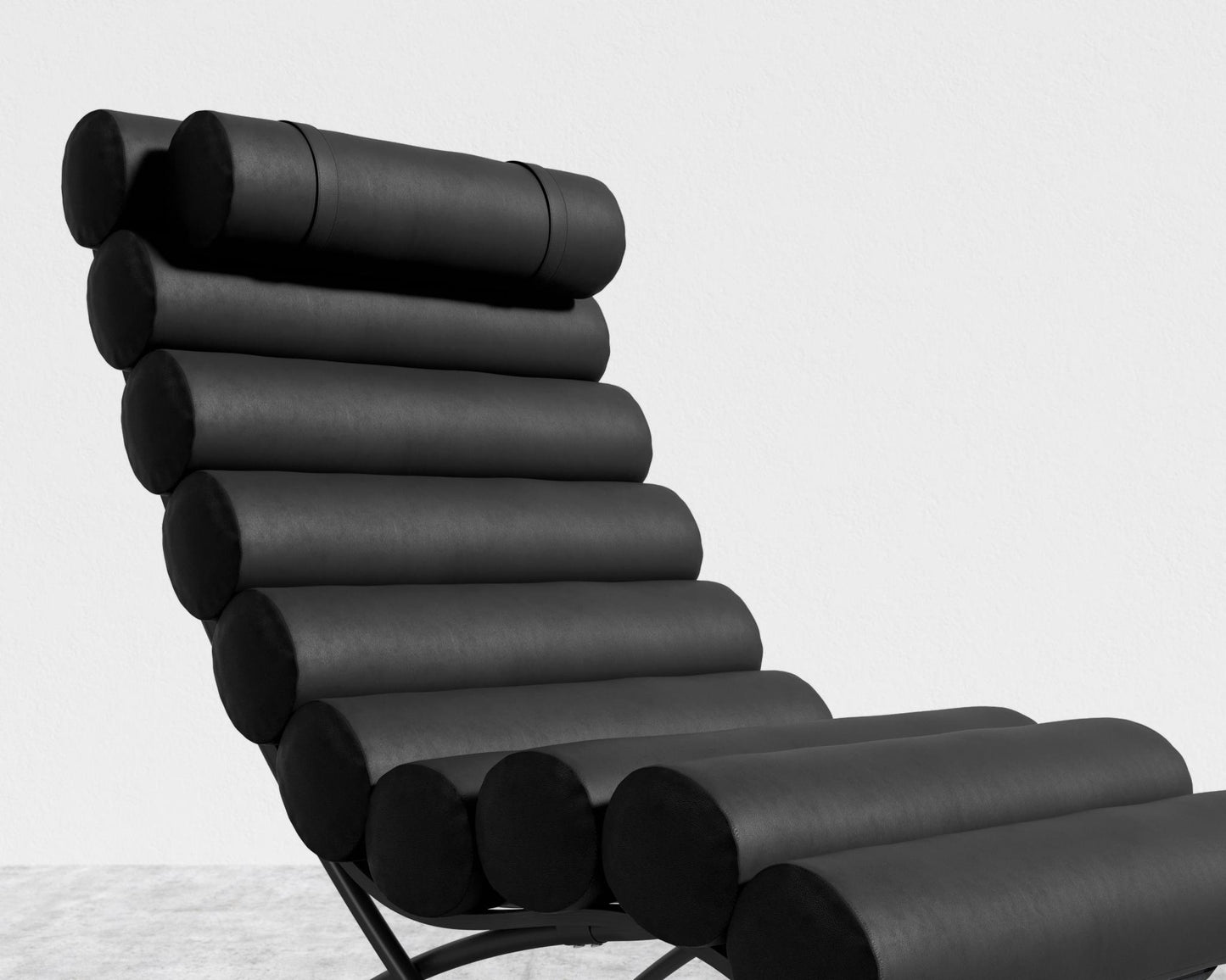 Jericho Lounge Chair - Black - Jericho, Trento Microfiber Leather - Trento Jet Black