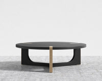 Julius Coffee Table - 50" | 127cm, Black Oak Veneer
