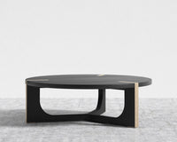 Julius Coffee Table - 50" | 127cm, Black Oak Veneer