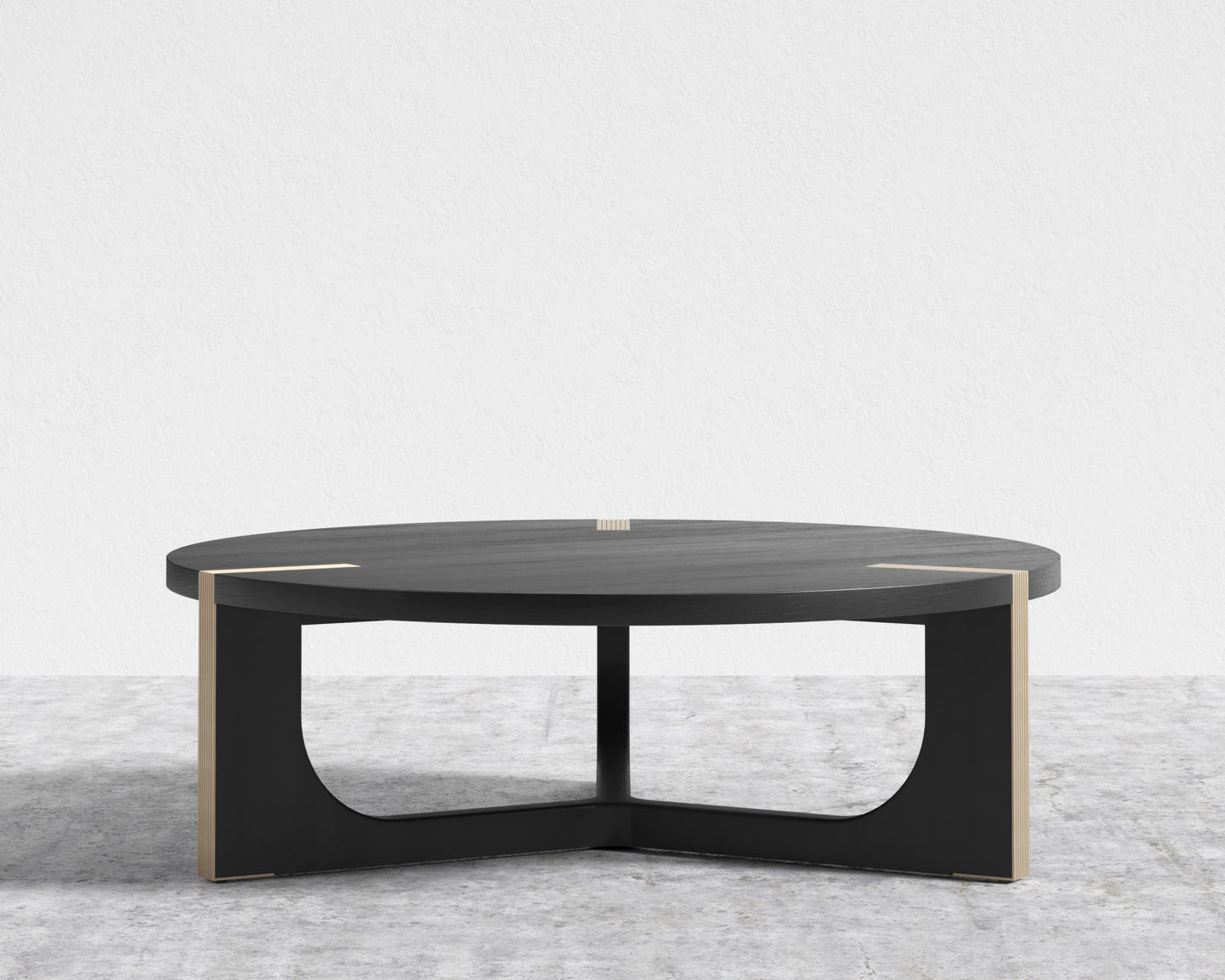 Julius Coffee Table - 50" | 127cm, Black Oak Veneer