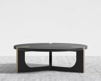 Julius Coffee Table - 50" | 127cm, Black Oak Veneer