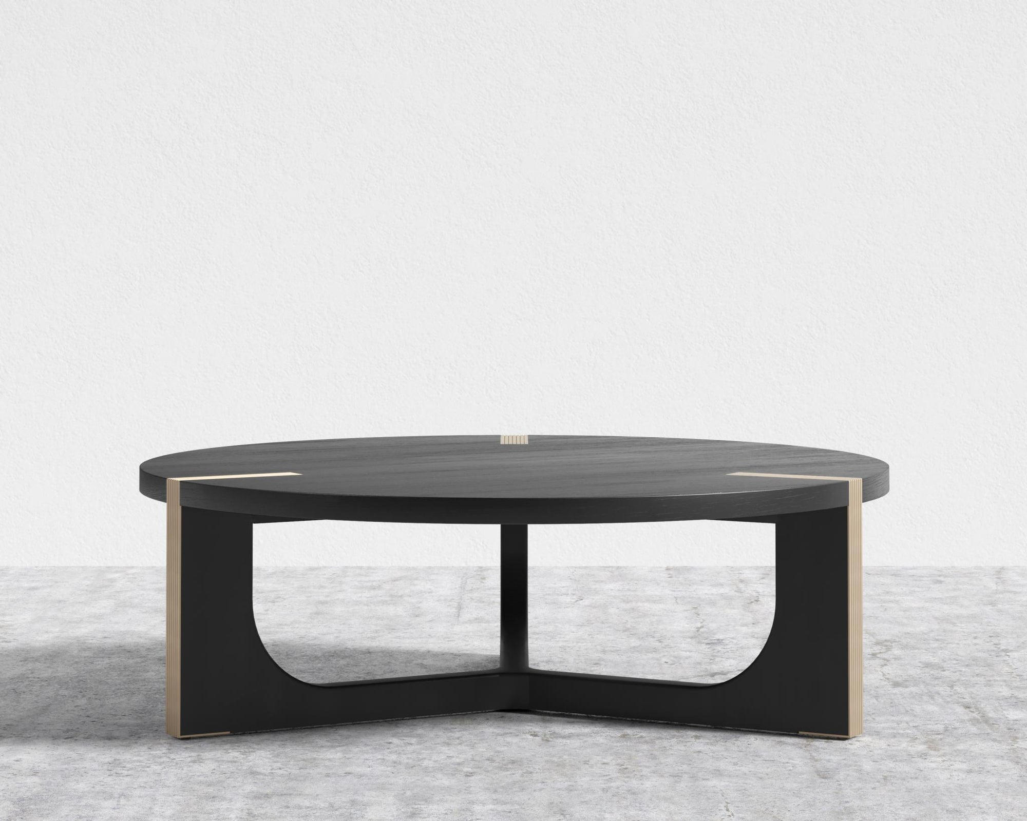 Julius Coffee Table - 50" | 127cm, Black Oak Veneer