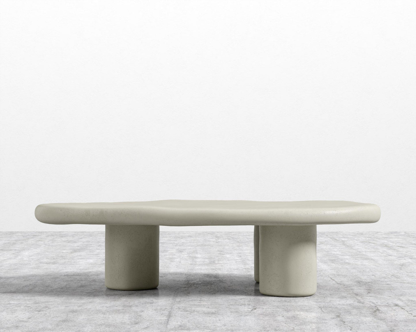 Kara Coffee Table - Alabaster Concrete