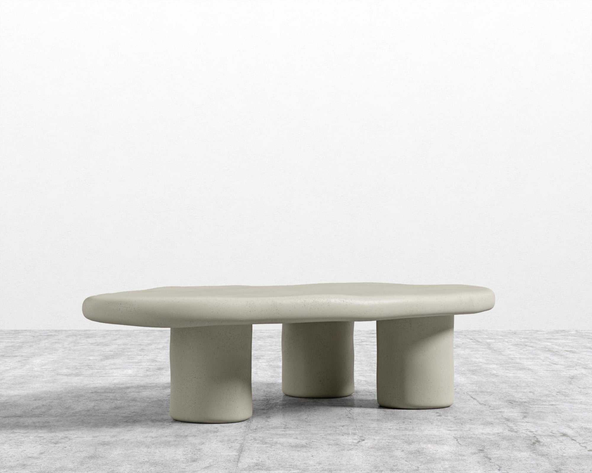 Kara Coffee Table - Alabaster Concrete