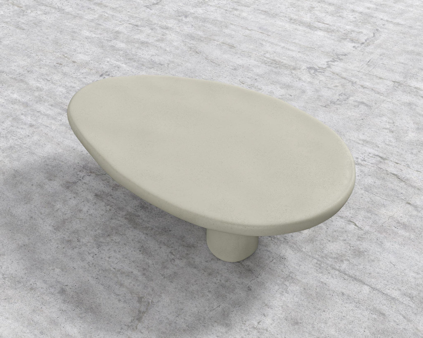 Kara Coffee Table - Alabaster Concrete