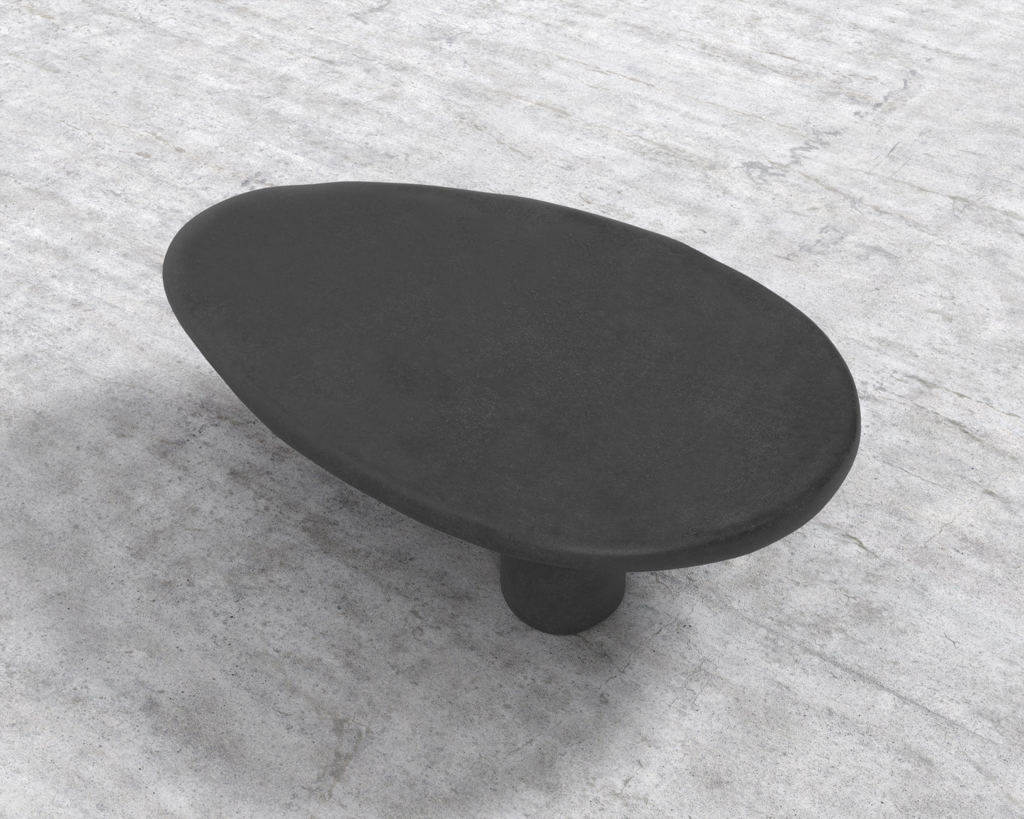 Kara Coffee Table - Black Concrete