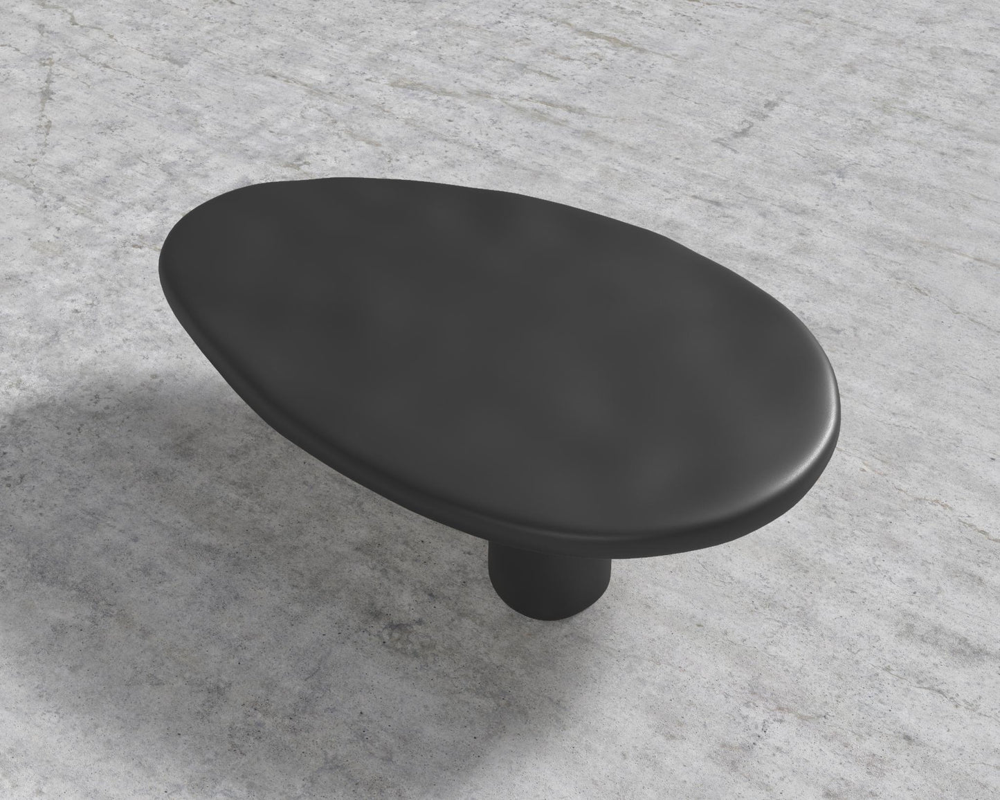 Kara Coffee Table - Black Wax Concrete