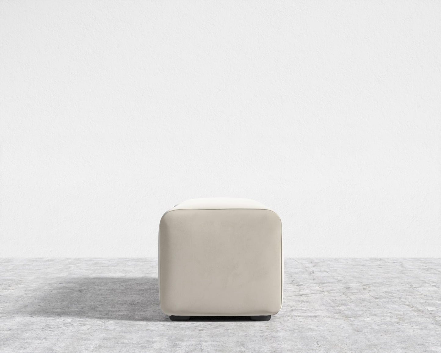 Kaye Bench - Plush Velvet - Cloud