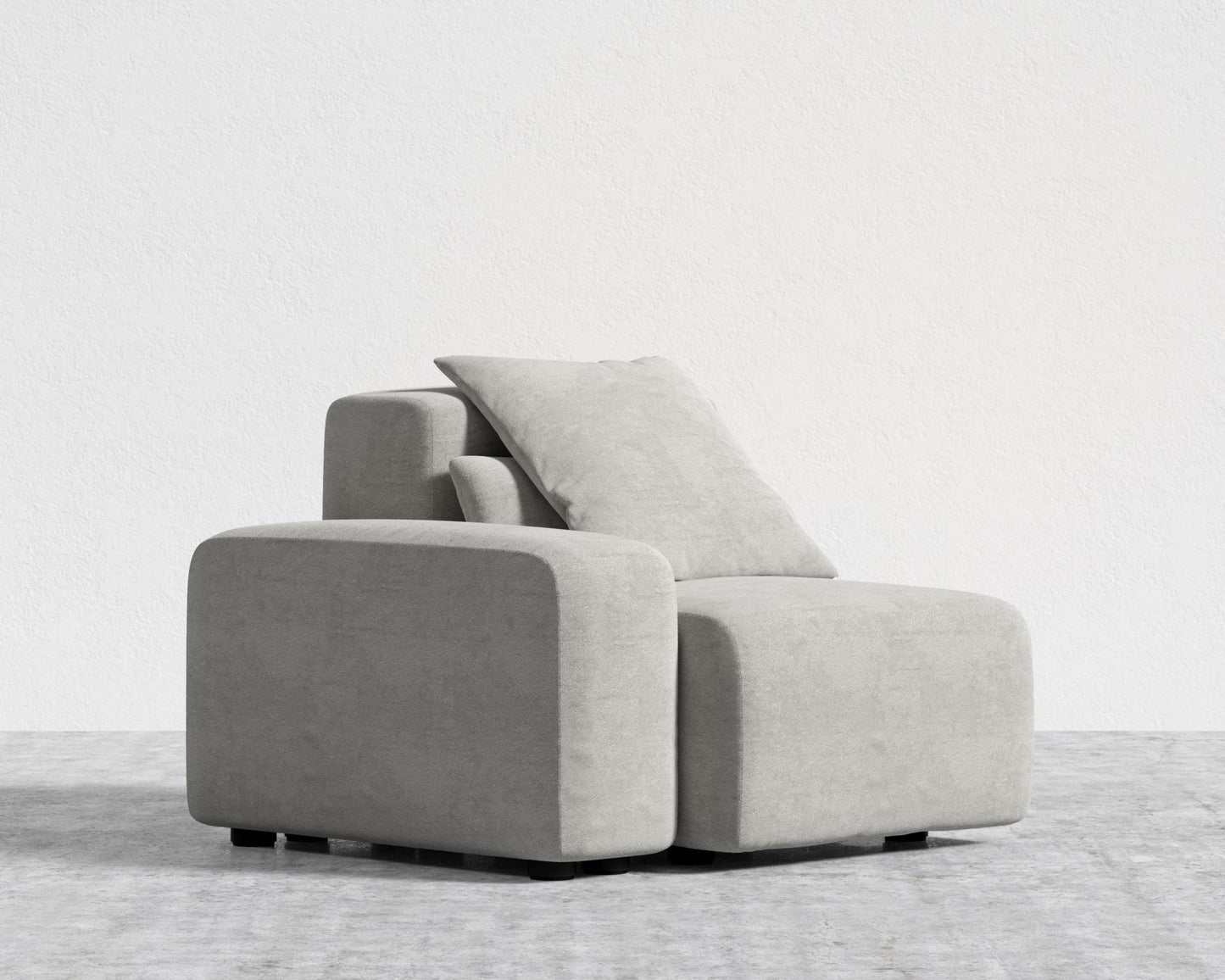 Kaye Left/Right Arm - Large, Essential Cloud Weave - Mist Grey