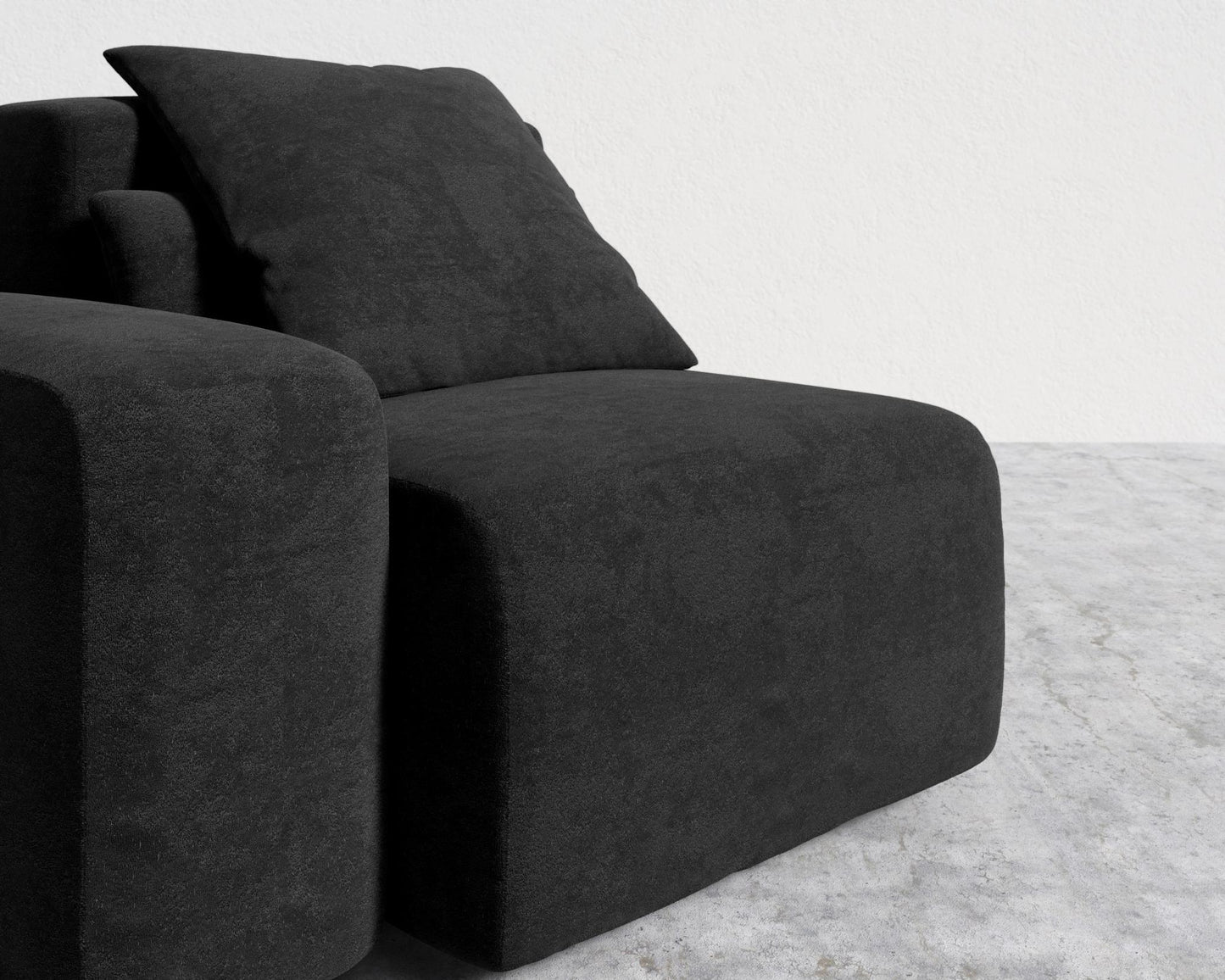 Kaye Left/Right Arm - Large, Essential Cloud Weave - Obsidian