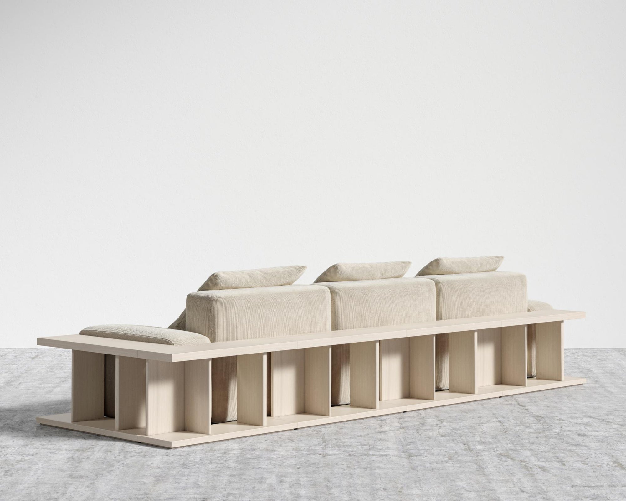 Kaye End Table - Washed Natural Oak Veneer - Straight Grain