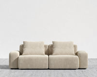 Kaye Sofa L - Large, Corduroy Velvet - Silkstone