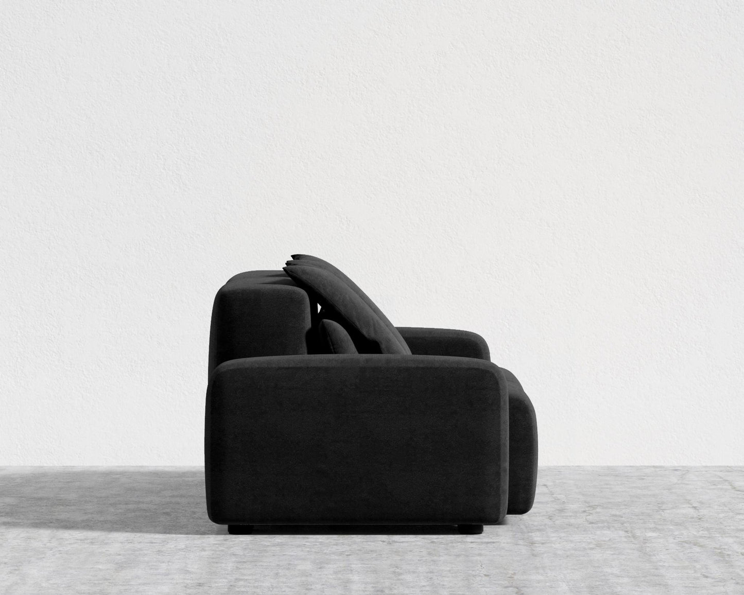 Kaye Sofa S - Standard, Essential Cloud Weave - Obsidian