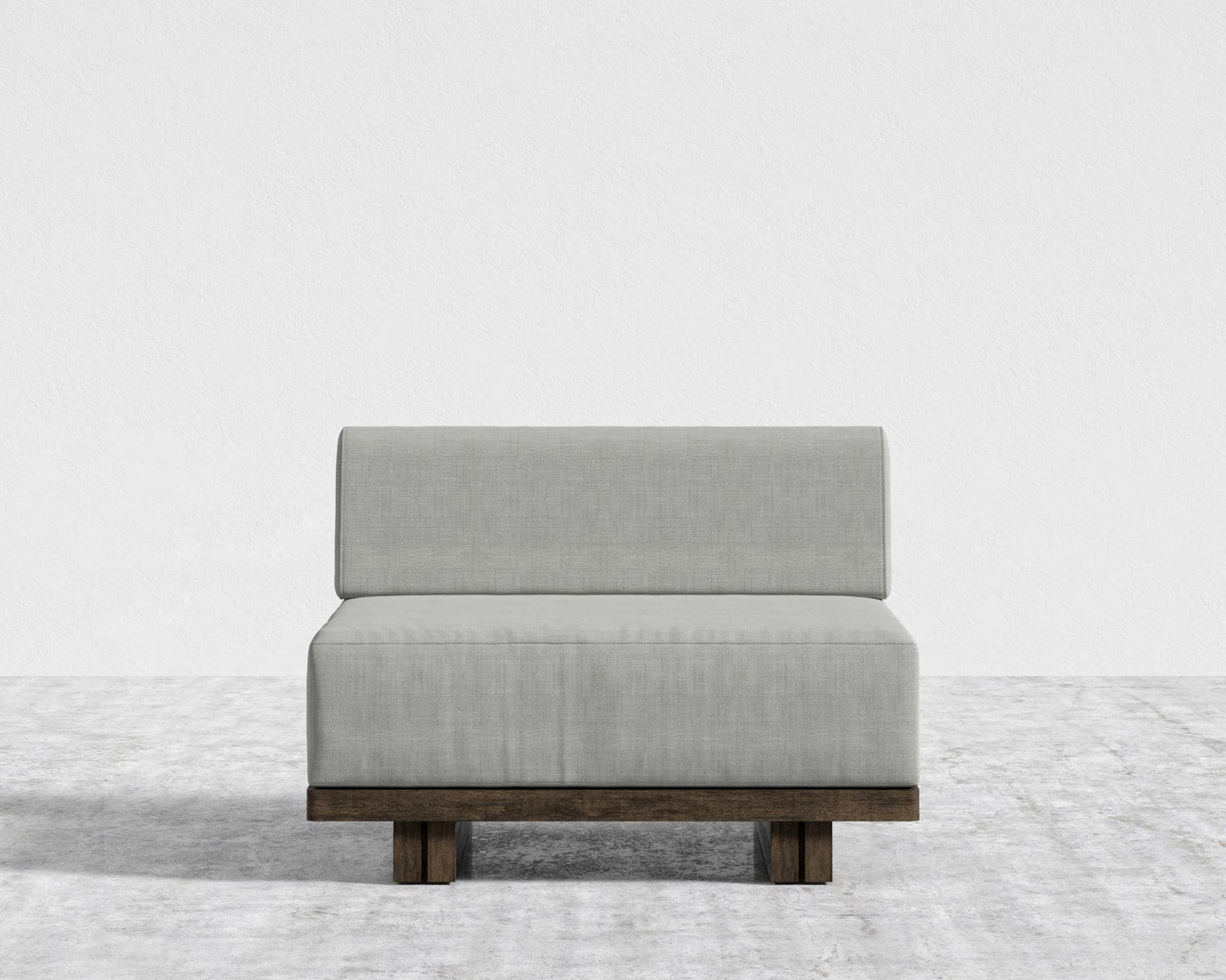 Kyoto Armless - Kyoto Truffle - Deep-cut, Performance Linen - Dove