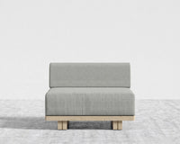 Kyoto Armless - Kyoto Truffle - Deep-cut, Performance Linen - Dove