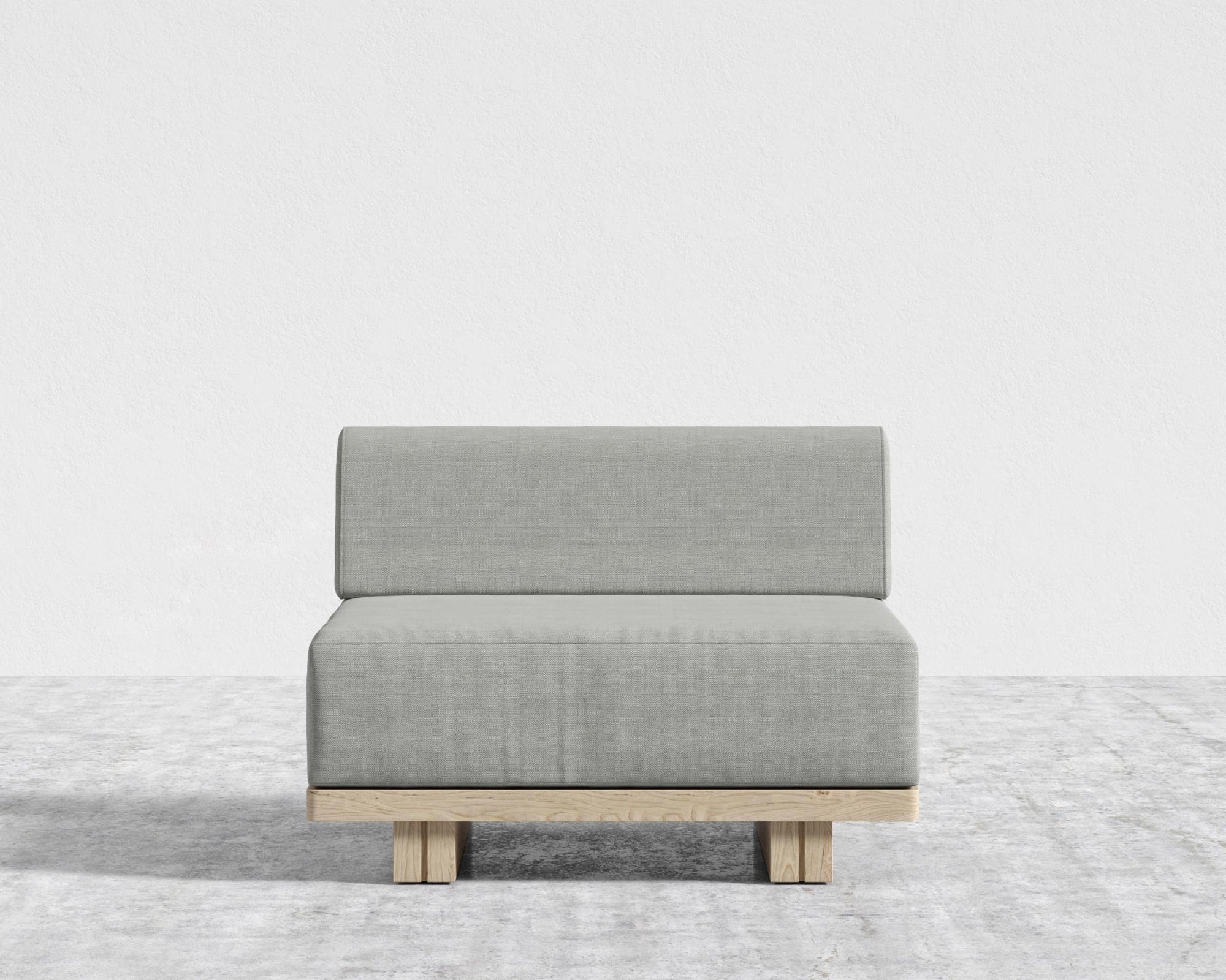 Kyoto Armless - Kyoto Truffle - Deep-cut, Performance Linen - Dove