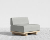 Kyoto Armless - Kyoto Truffle - Deep-cut, Performance Linen - Dove