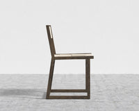 Kyoto Hand-Woven Dining Chair - Seat Color - Natural Seat Cord, Kyoto Truffle - Deep-cut