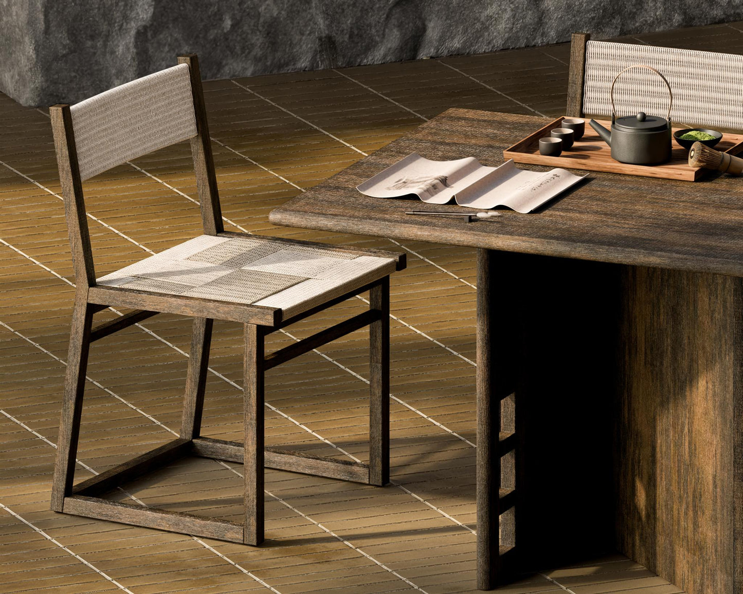 Kyoto Hand-Woven Dining Chair