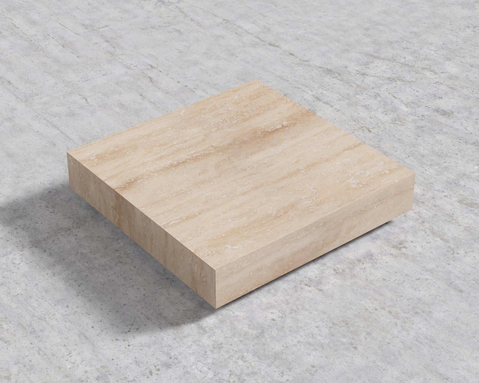 Liza Coffee Table - Black - Liza Outdoor, 40" x 40" | 102 x 102cm, Travertine Ceramic