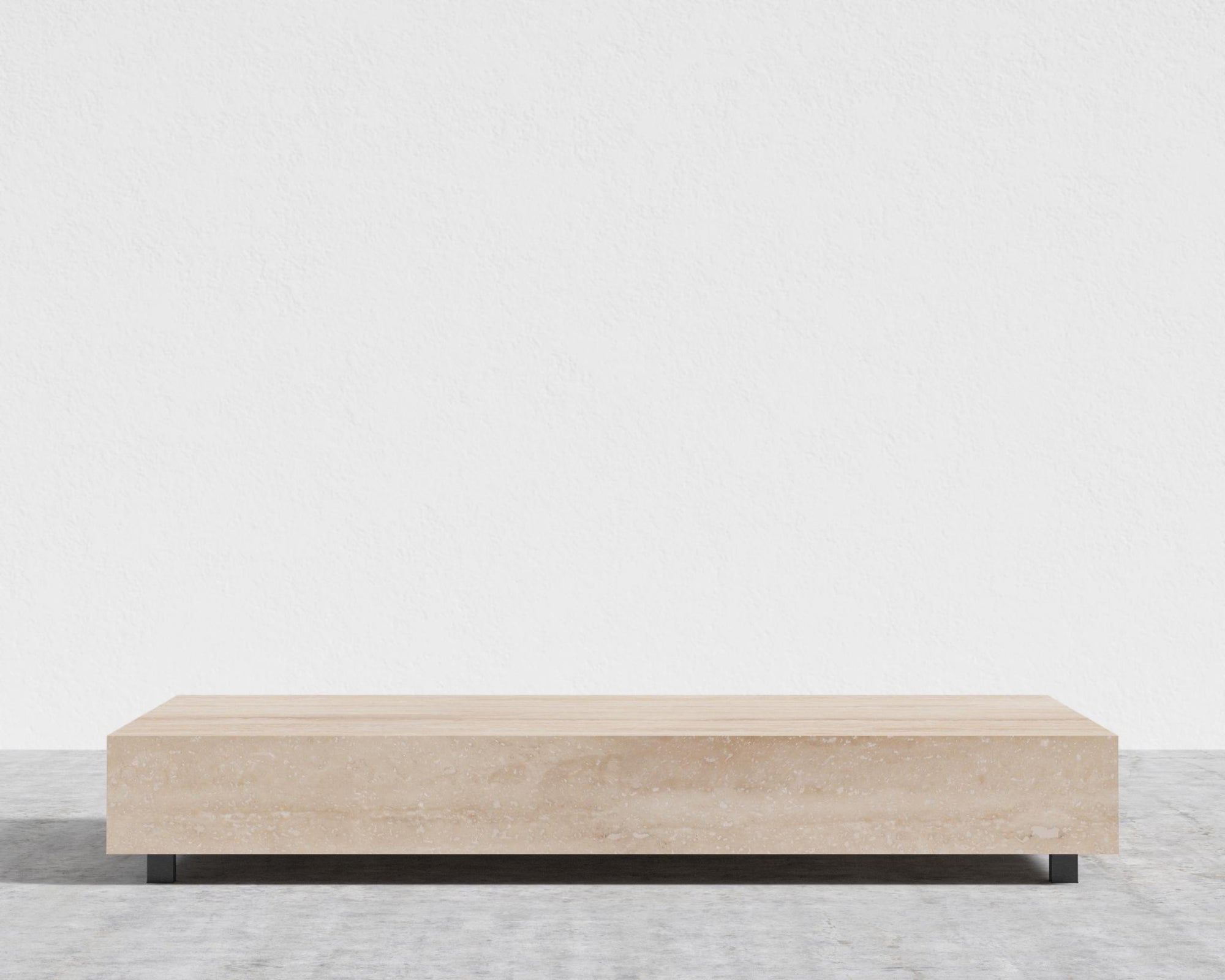 Liza Coffee Table - Black - Liza Outdoor, 40" x 40" | 102 x 102cm, Travertine Ceramic