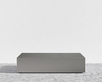 Liza Coffee Table - Brushed Stainless Steel - 40" x 40" | 102 x 102cm, Brushed Stainless Steel