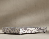Liza Coffee Table - Marble (Black Label) - 40" x 40" | 102 x 102cm, Matte Black - Liza Coffee Table, Viola Marble