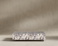Liza Coffee Table - Marble (Black Label) - 40" x 40" | 102 x 102cm, Matte Black - Liza Coffee Table, Viola Marble