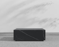 Liza Coffee Table Grande - Black - Liza Outdoor, 40" x 40" | 102 x 102cm, Black Pietra Ceramic